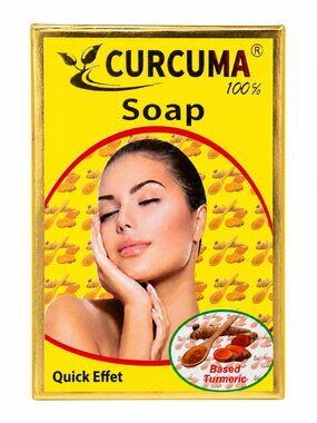 Curcuma Turmeric Soap 100% – Brightening & Cleansing Bar for Face & Body